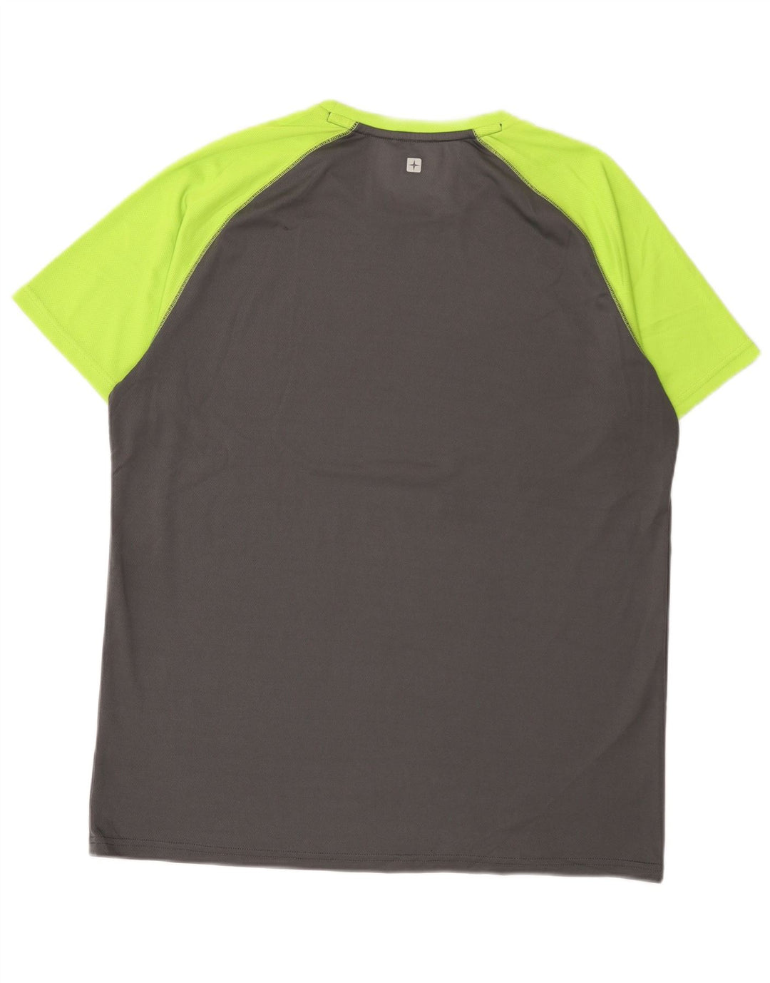 Mountain Warehouse Herren-T-Shirt-Oberteil XL Graues Colourblock-Polyester