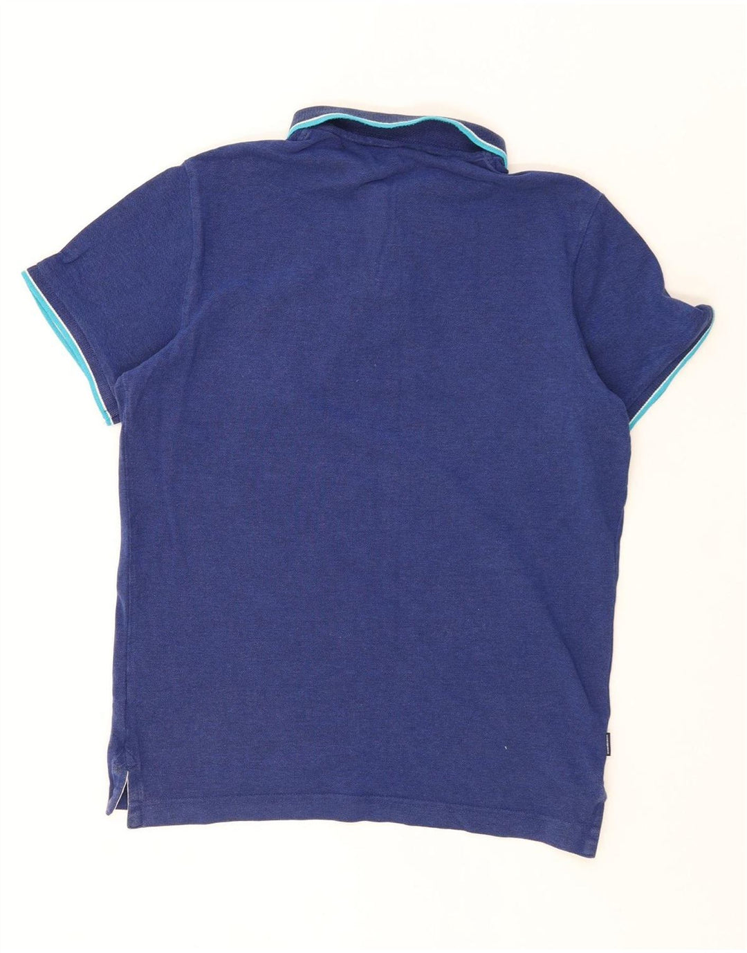 Superdry Herren-Poloshirt XL aus blauer Baumwolle