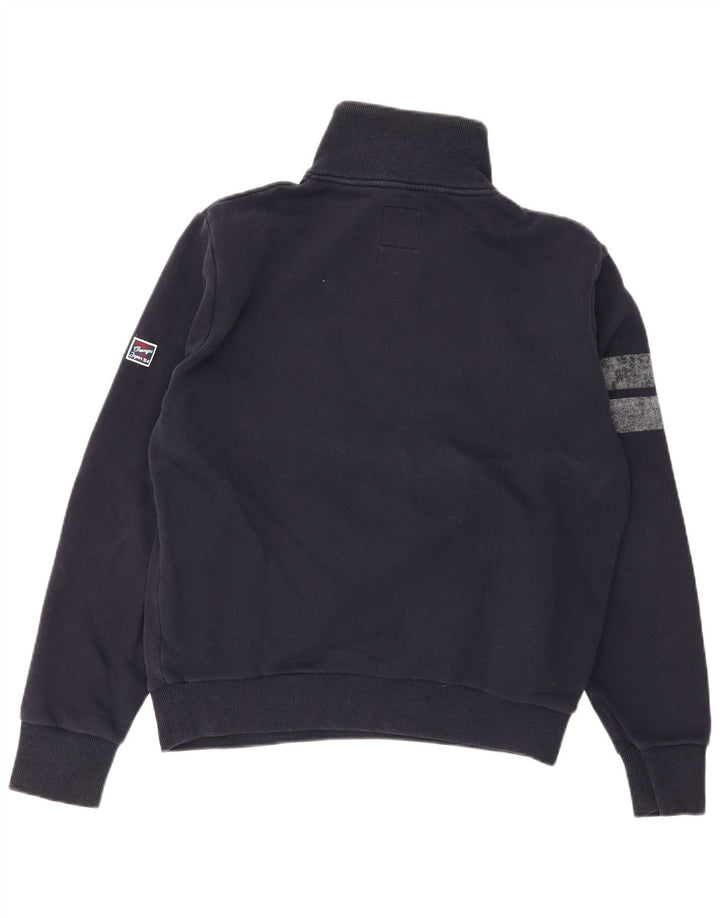 Superdry Herren-Sweatshirt mit Grafik, groß, Marineblau, Farbblock