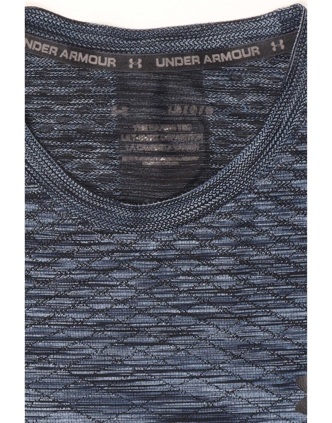 Under Armour Herren T-Shirt Top Large Blau meliert Polyester Sport