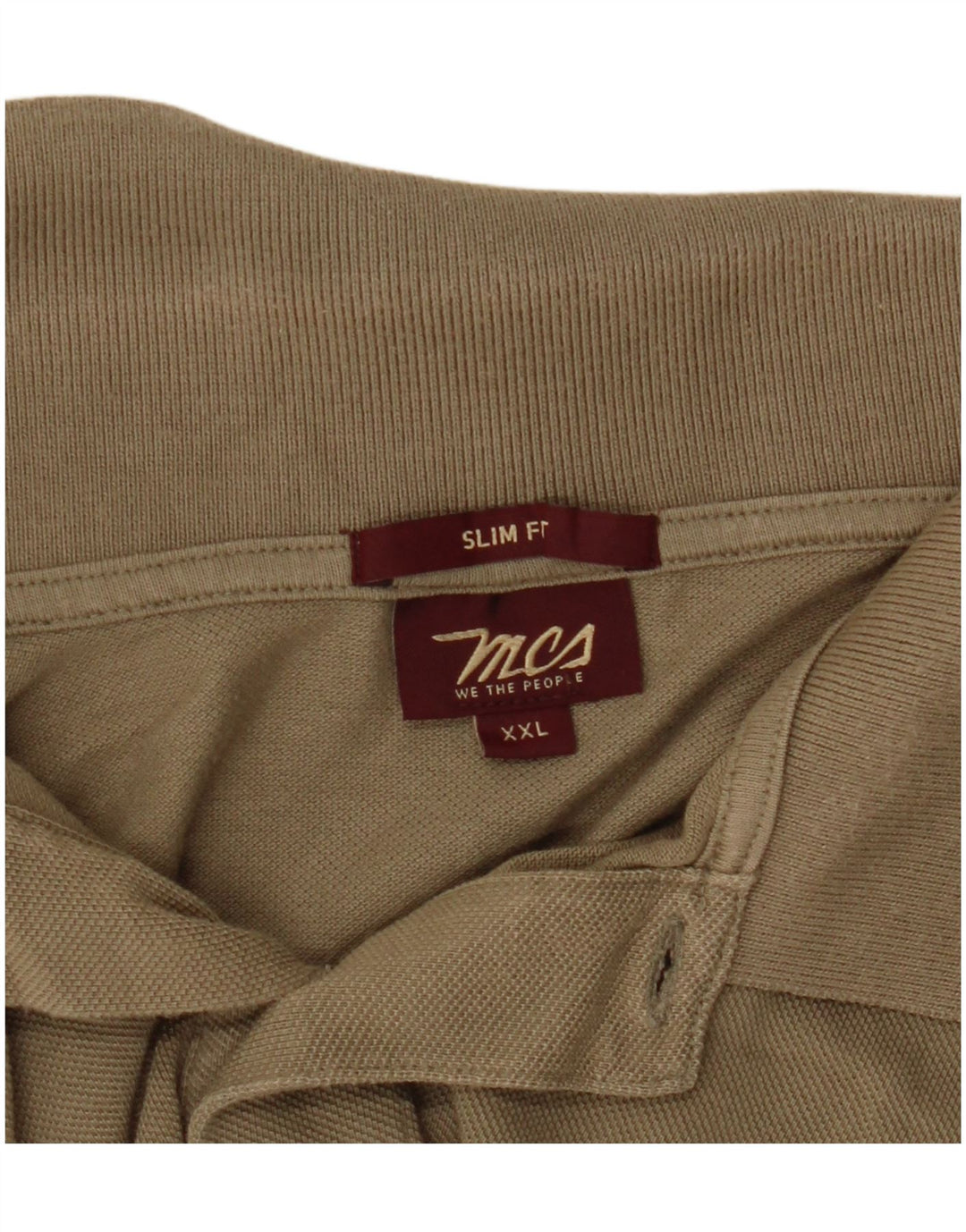Marlboro Classics Herren Slim Fit Poloshirt 2XL Beige
