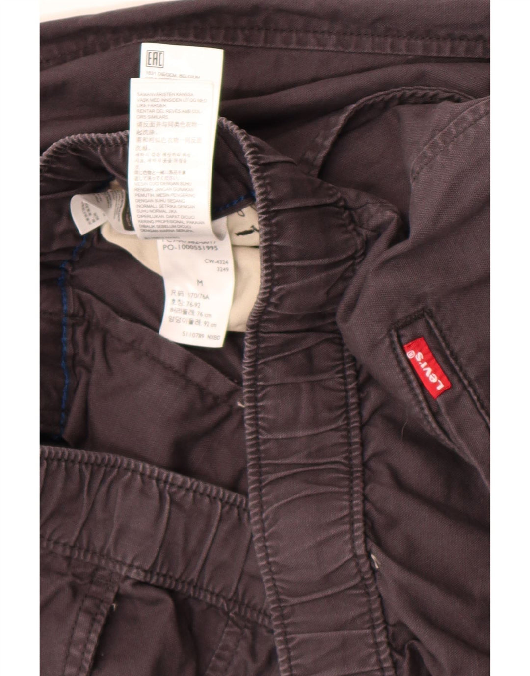 Levi's Herren gerade Chino-Hose, mittelgroß, W30 L30, graue Baumwolle