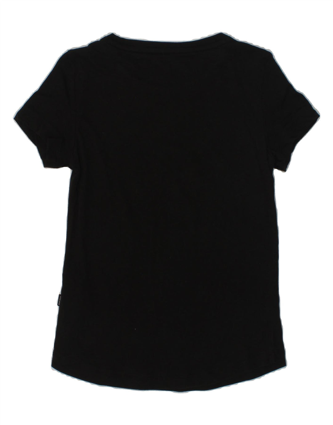 PUMA Girls Graphic T-Shirt Top 7-8 Years Black Cotton | Vintage Puma | Thrift | Second-Hand Puma | Used Clothing | Messina Hembry 