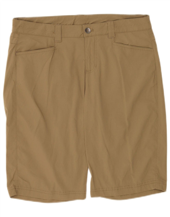 Eddie Bauer Damen Freizeitshorts US 8 Medium W32 Khaki Baumwolle