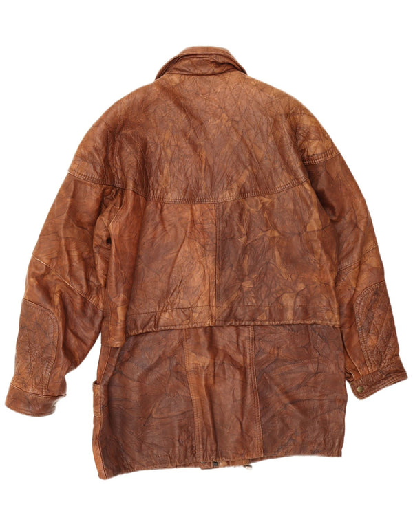 Vintage Herren Lederjacke UK 40 Large Braun