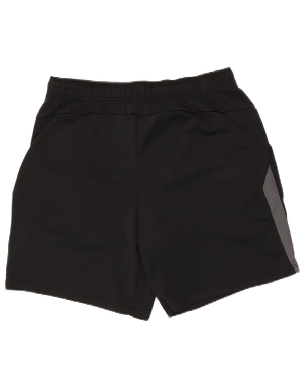 NIKE Mens Dri Fit Standard Fit Sport Shorts Large  Black Colourblock