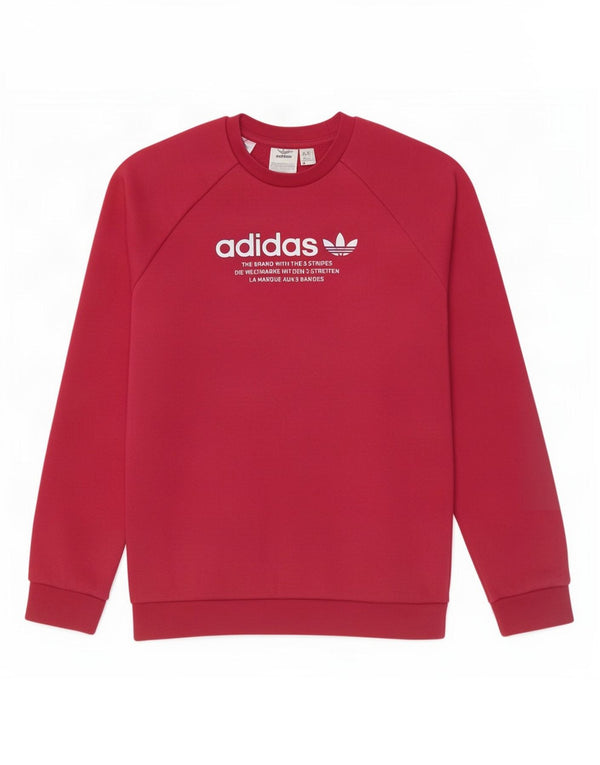 Adidas Mädchen Grafik Sweatshirt Pullover 11–12 Jahre Rosa Baumwolle