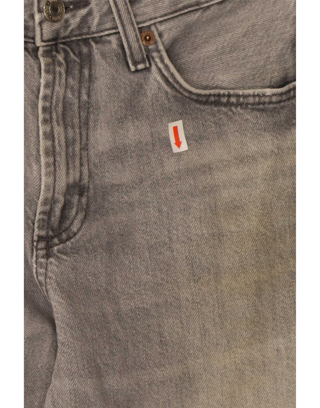 Zara Damen Bootcut Jeans EU 36 XS W26 L33 Graue Baumwolle