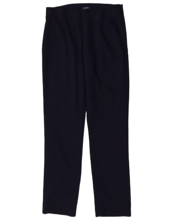 CHAPS Gerade Freizeithose für Damen, US 10, Größe L, W32, L31, Marineblau