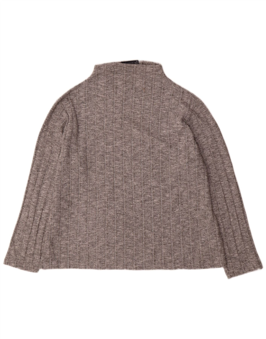 Marks & Spencer Damen Top Langarm UK 20 2XL Graue Viskose