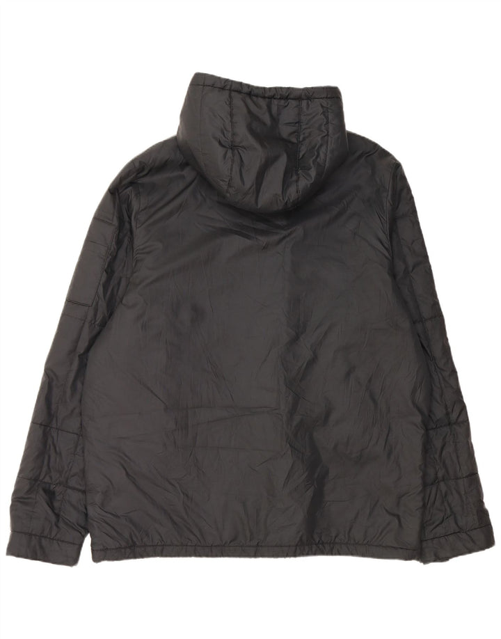 Nike Herren-Windbreakerjacke mit Kapuze, UK 42, XL, Schwarz, Polyester