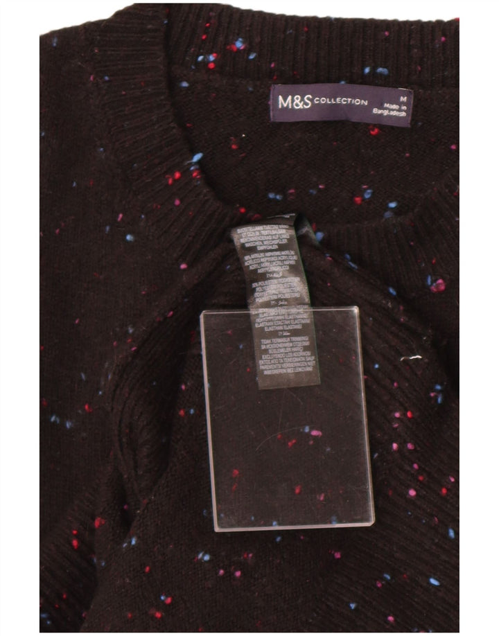 Marks & Spencer Herren-Tanktop, mittelgroß, schwarz geflecktes Acryl