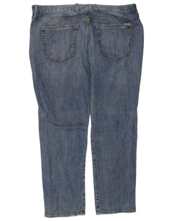 Eddie Bauer Damen Boyfriend Slim Jeans US 14 XL W36 L28 Blaue Baumwolle