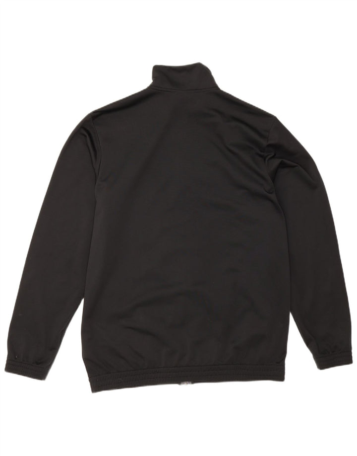 Adidas Herren-Trainingsanzug-Top-Jacke, großes schwarzes Polyester