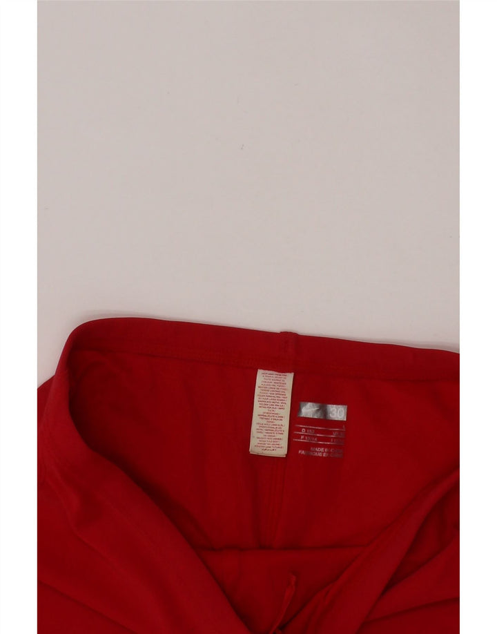 NIKE Sportshorts für Mädchen, 12–13 Jahre, groß, rotes Nylon