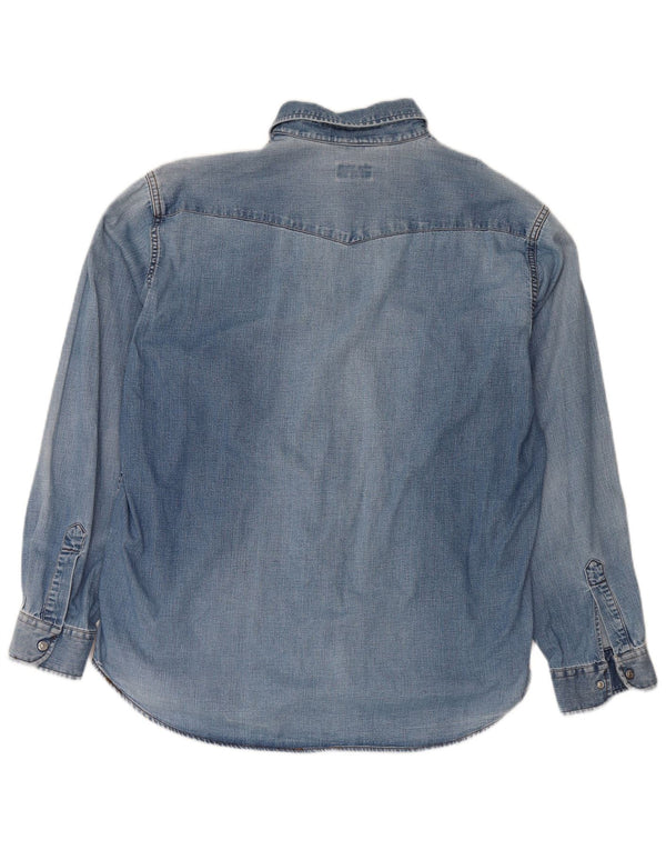 Carrera Herren Jeanshemd XL Blau Baumwolle