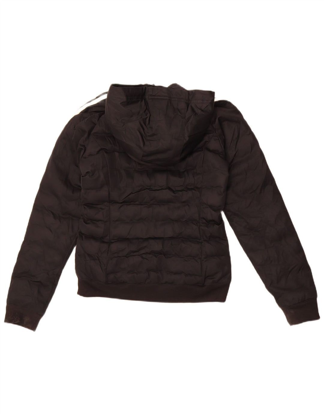 Adidas Damen Kapuzenjacke, gepolstert, UK 6, XS, Schwarz, Polyester