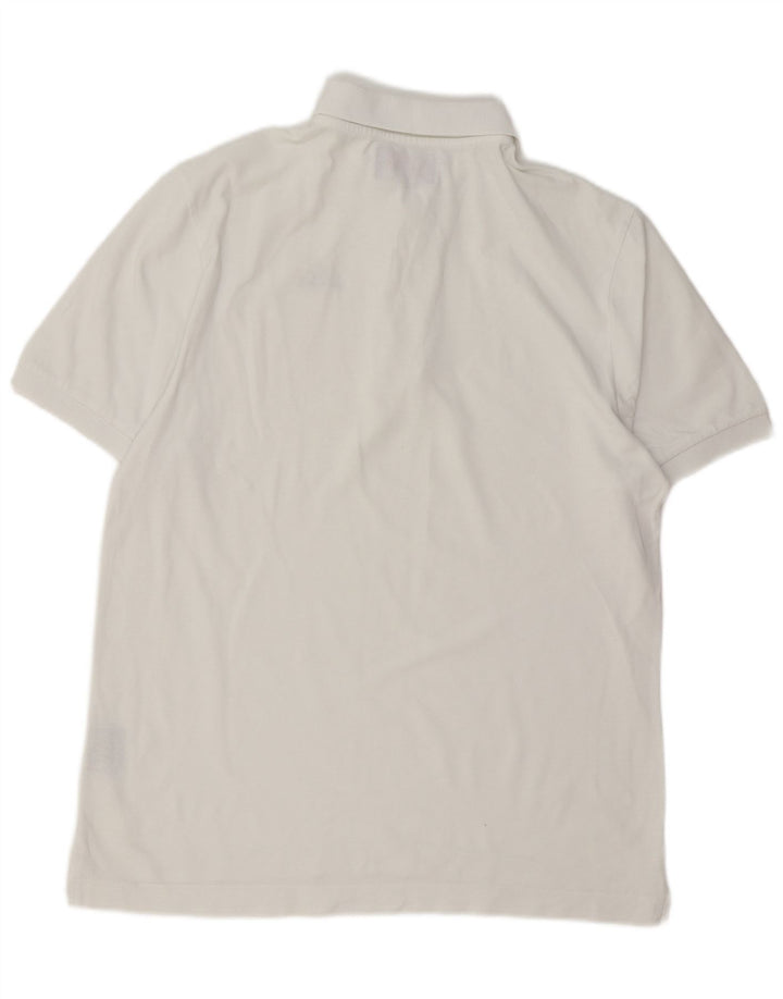 Kappa Herren-Poloshirt aus mittelweißer Baumwolle