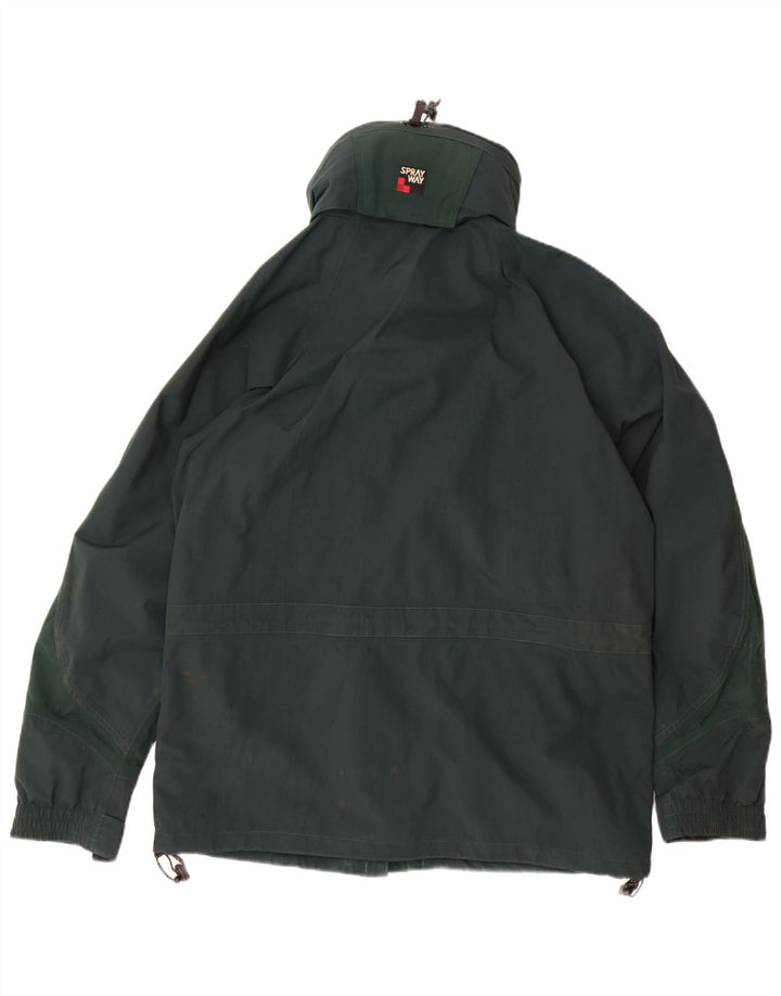SPRAYWAY Herren-Regenjacke mit Kapuze, UK 38, mittelgrün, Polyamid