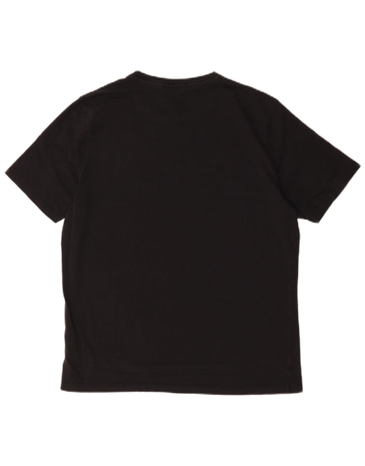 Liu Jo Herren T-Shirt Top Large Schwarz Baumwolle