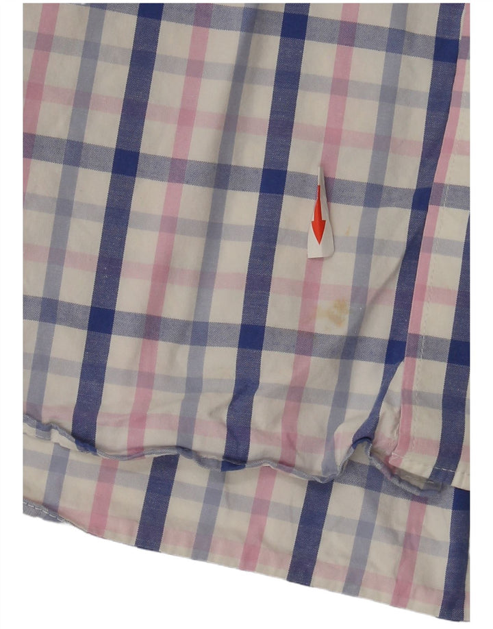 Crew Clothing Herren-Hemd mit klassischer Passform, groß, mehrfarbig, kariert, Baumwolle
