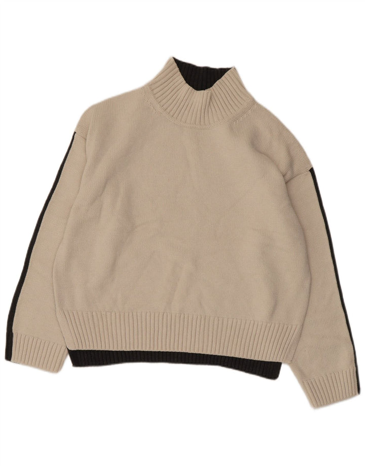 Marks & SPENCER Damen-Pullover mit Rollkragen, Gr. 14, Mittelweiß