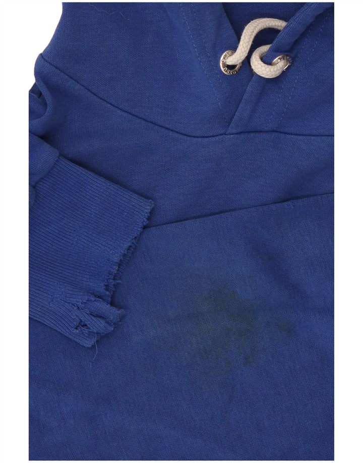 Ellesse Herren-Kapuzenpullover mit Grafik, mittelblaue Baumwolle