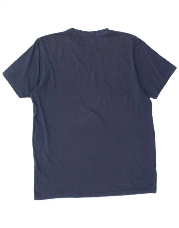 Ellesse Herren-T-Shirt mit Grafik, groß, marineblau, Baumwolle