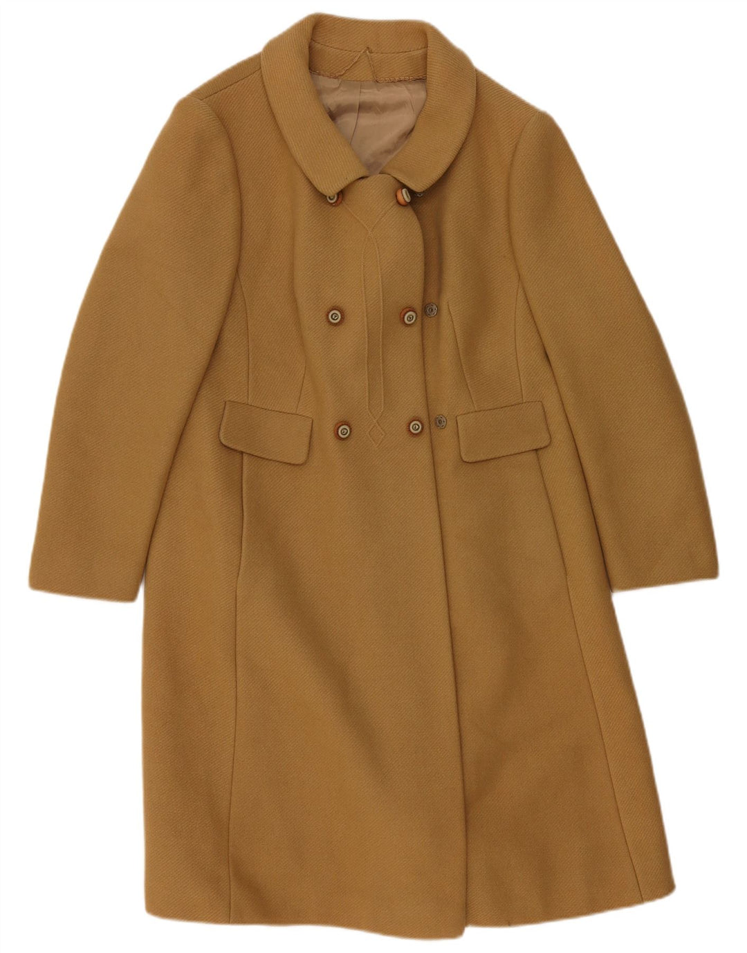 Arezia Damen Zweireihiger Mantel UK 14 Mittelbeige