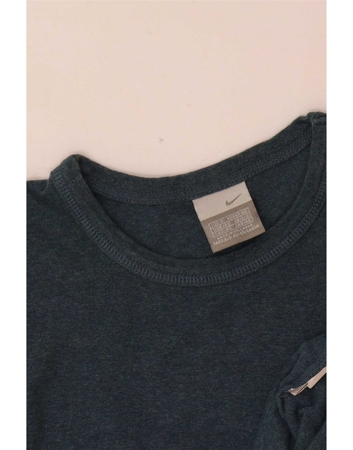 Nike Damen T-Shirt Top UK 10/12 Mittelblau