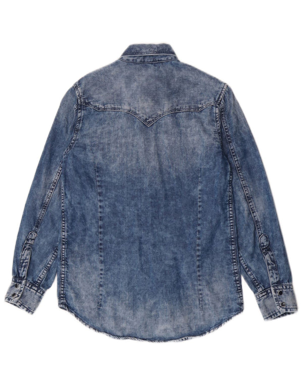 Diesel Jungen Jeanshemd, 9–10 Jahre, blaue Baumwolle