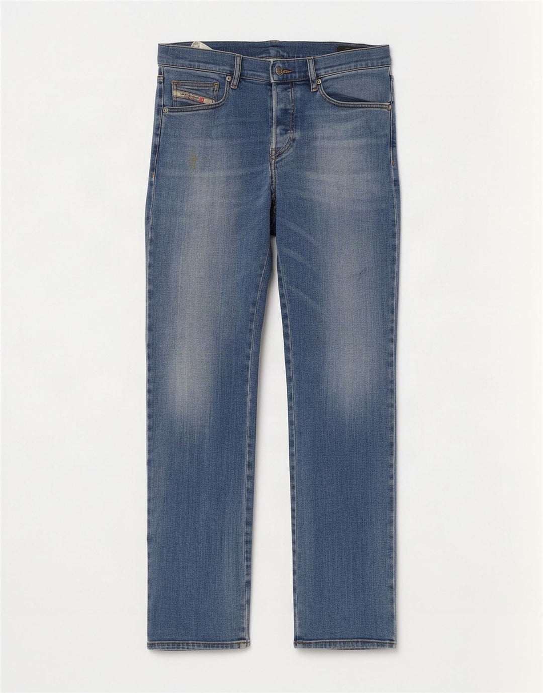 Diesel Damen D-Mihtry Straight Jeans W32 L30 Blaue Baumwolle