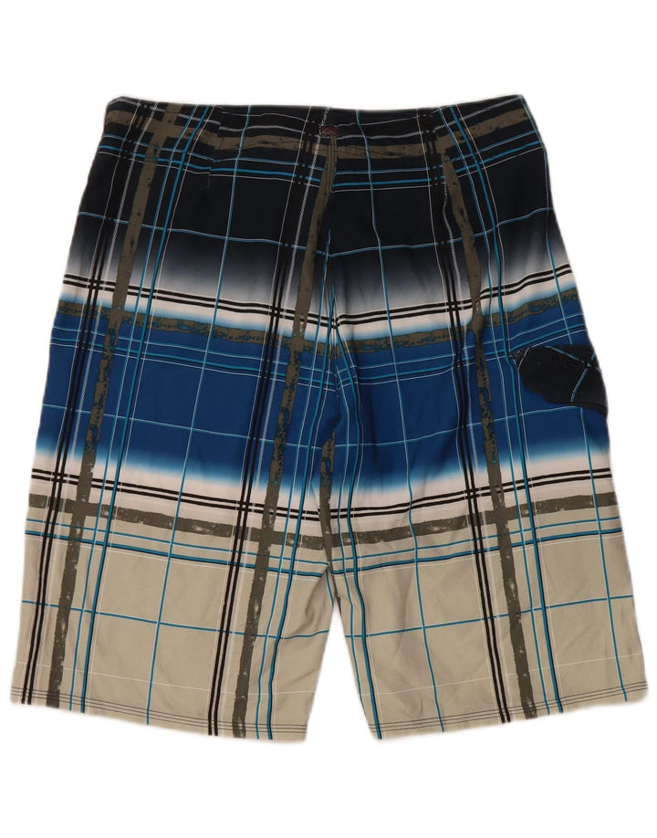 Quiksilver Herren-Badeshorts, mittelgroß, mehrfarbig, kariert, Polyester