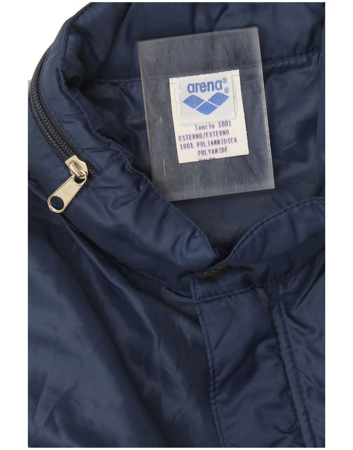 Arena Herren-Regenjacke mit Kapuze, UK 42, XL, Marineblau, Polyamid