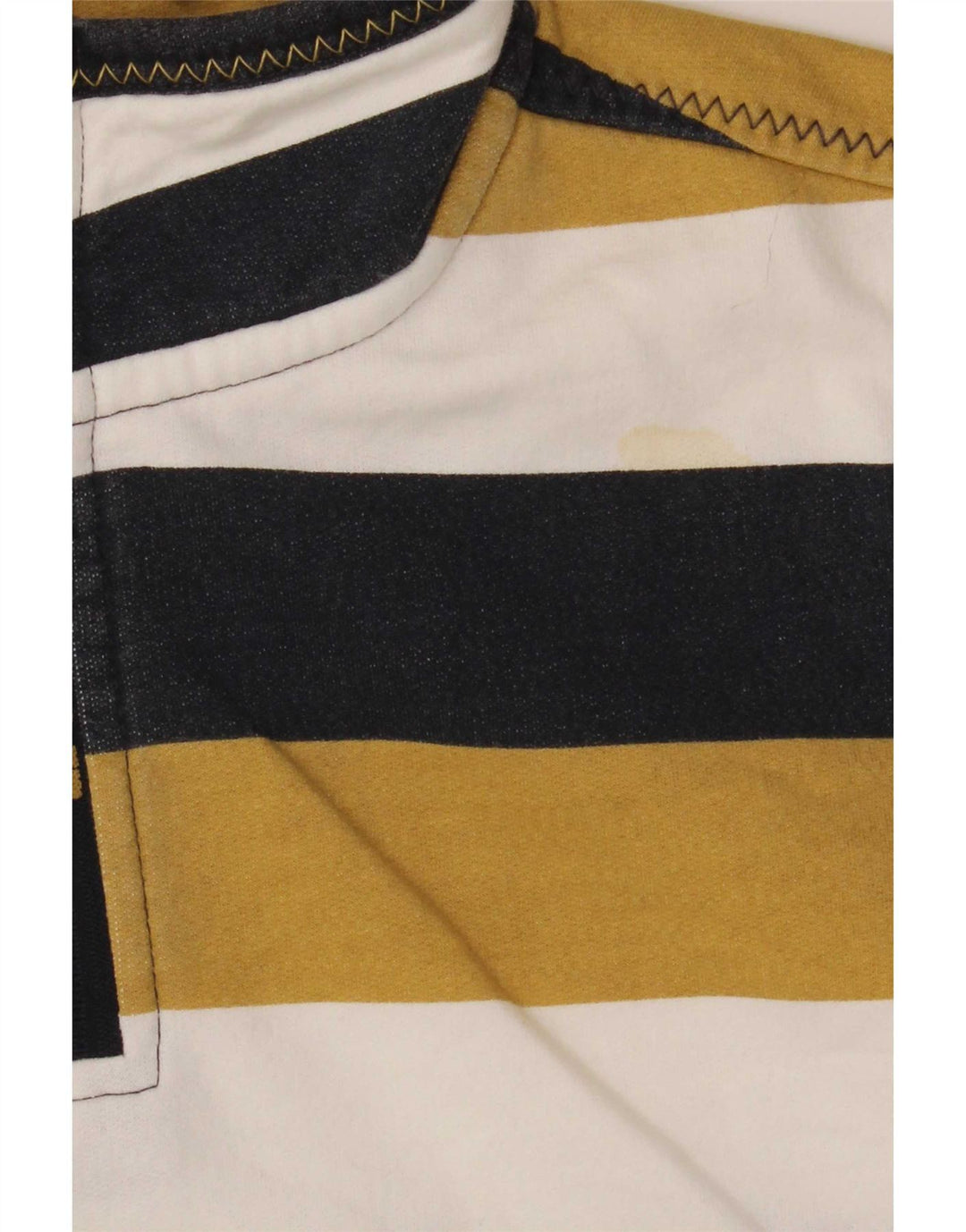 Fat Face Jungen-Sweatshirt mit Reißverschluss am Hals, 12–13 Jahre, mehrfarbig gestreift