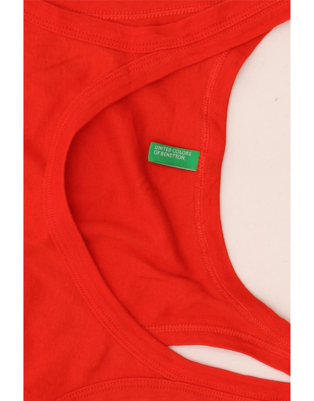 Benetton Damen Weste Top UK 8 Small Rot