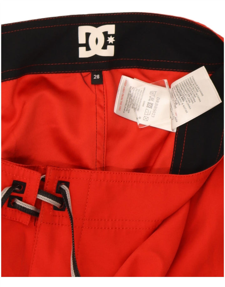 DC Badeshorts für Jungen, 13–14 Jahre, rotes Polyester