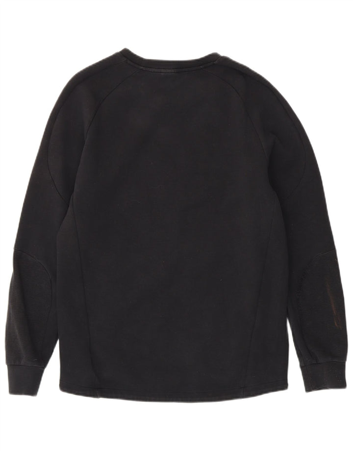 Puma Herren-Top, langärmelig, klein, marineblau, Baumwolle
