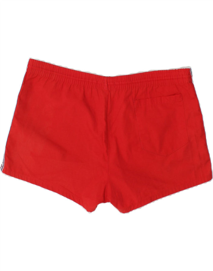 ASICS Mens Graphic Sport Shorts XL  Red Vintage Asics and Second-Hand Asics from Messina Hembry 