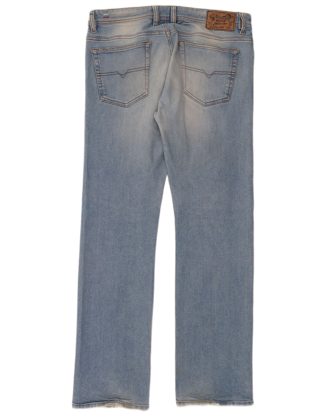 Diesel Herren Viker Straight Jeans W34 L32 Blaue Baumwolle