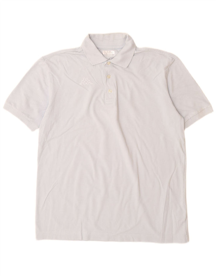 Kappa Herren Poloshirt 2XL Blau Baumwolle