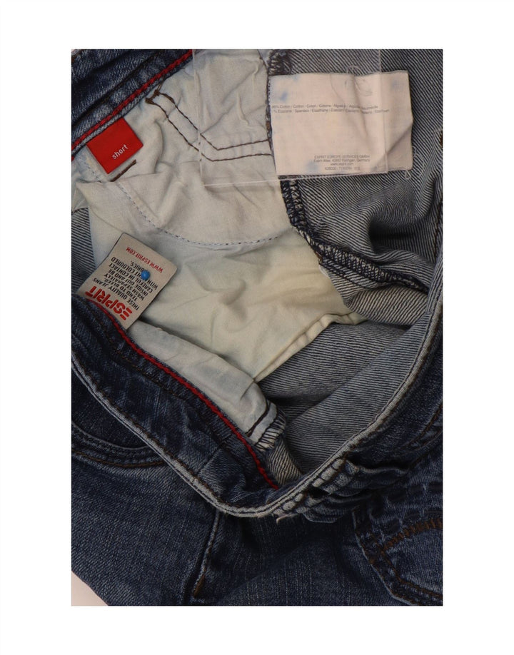 Esprit Damen Bootcut Jeans UK 10 Small W28 L30 Blaue Baumwolle