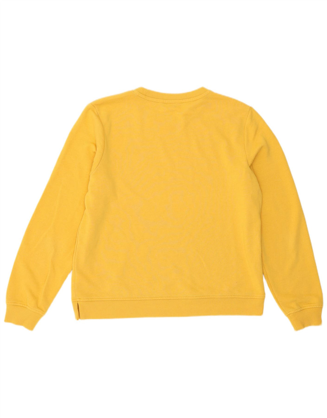 Tommy Hilfiger Damen Sweatshirt-Pullover UK 14 Mittelgelb