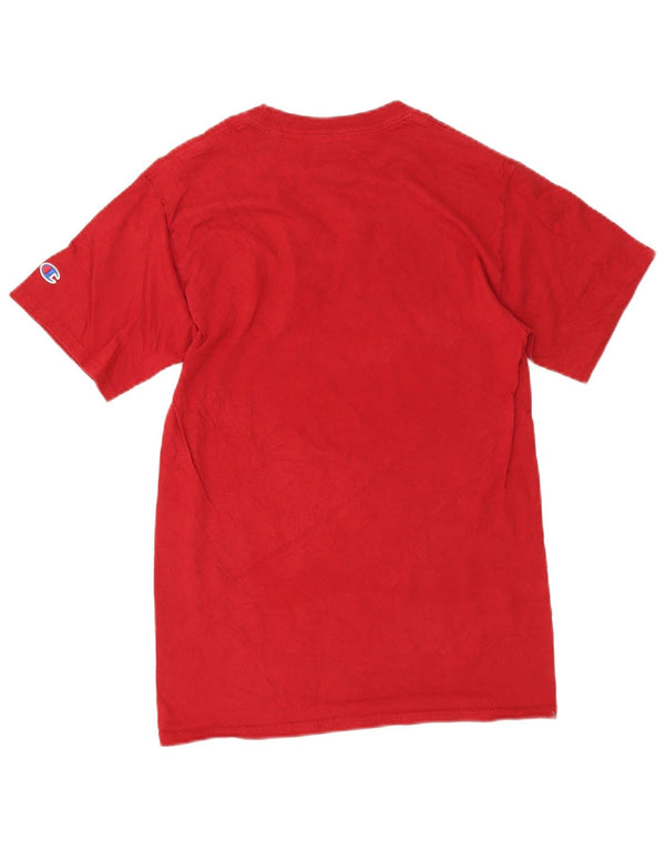 Champion Herren Oklahoma Sooners Grafik-T-Shirt-Oberteil, Größe S, Rot, Baumwolle