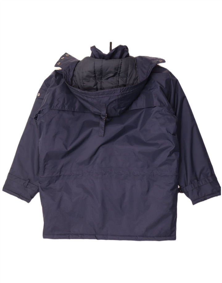 Helly Hansen Herren-Mantel mit Kapuze, übergroß, gepolstert, Größe 36, Marineblau