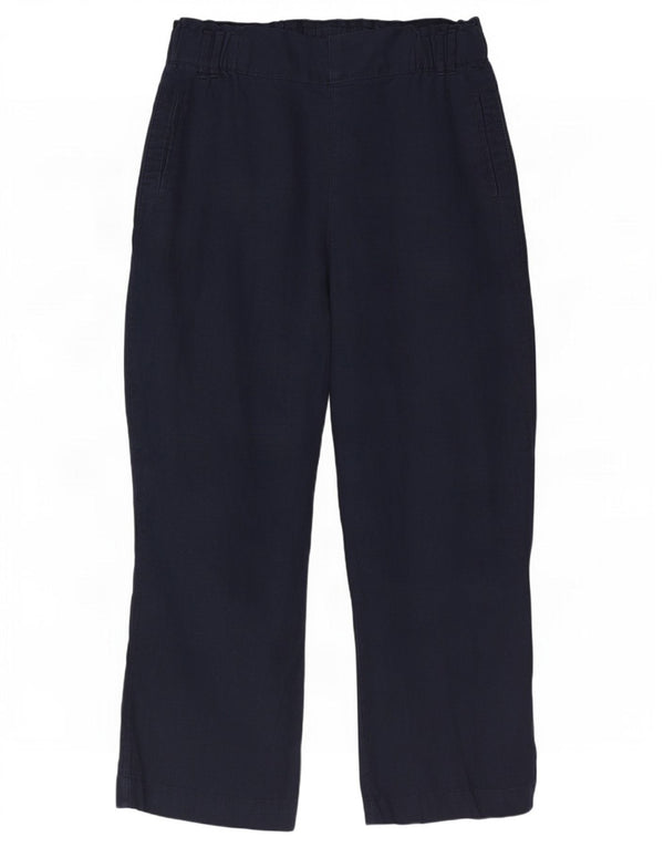 Marks & Spencer Damen Freizeithose UK 16 Large W34 L30 Marineblau