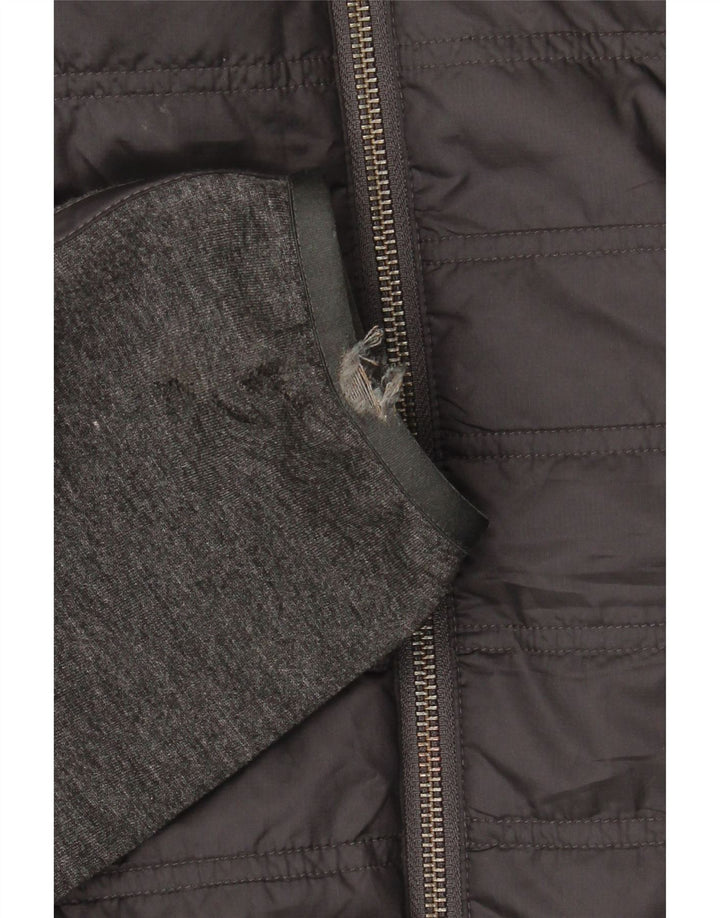 Adidas Herren Wattierte Jacke UK 42 XL Schwarz Polyester