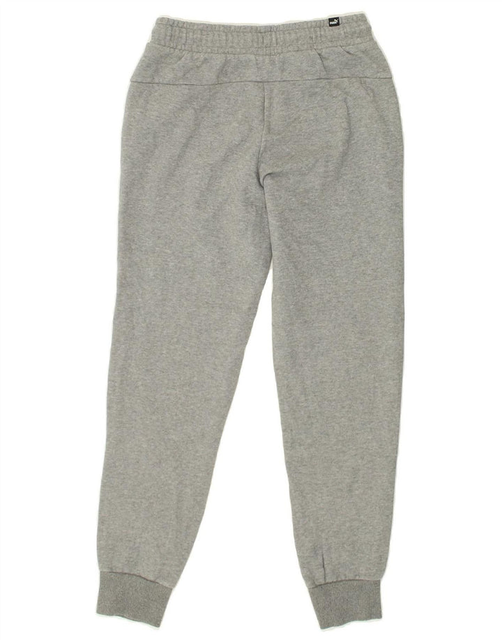 PUMA Mens Tracksuit Trousers Joggers Small Grey | Vintage Puma | Thrift | Second-Hand Puma | Used Clothing | Messina Hembry 