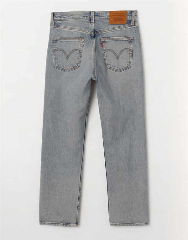 Levi's Damen Ribcage High Rise Straight Jeans W25 L27 Blaue Baumwolle