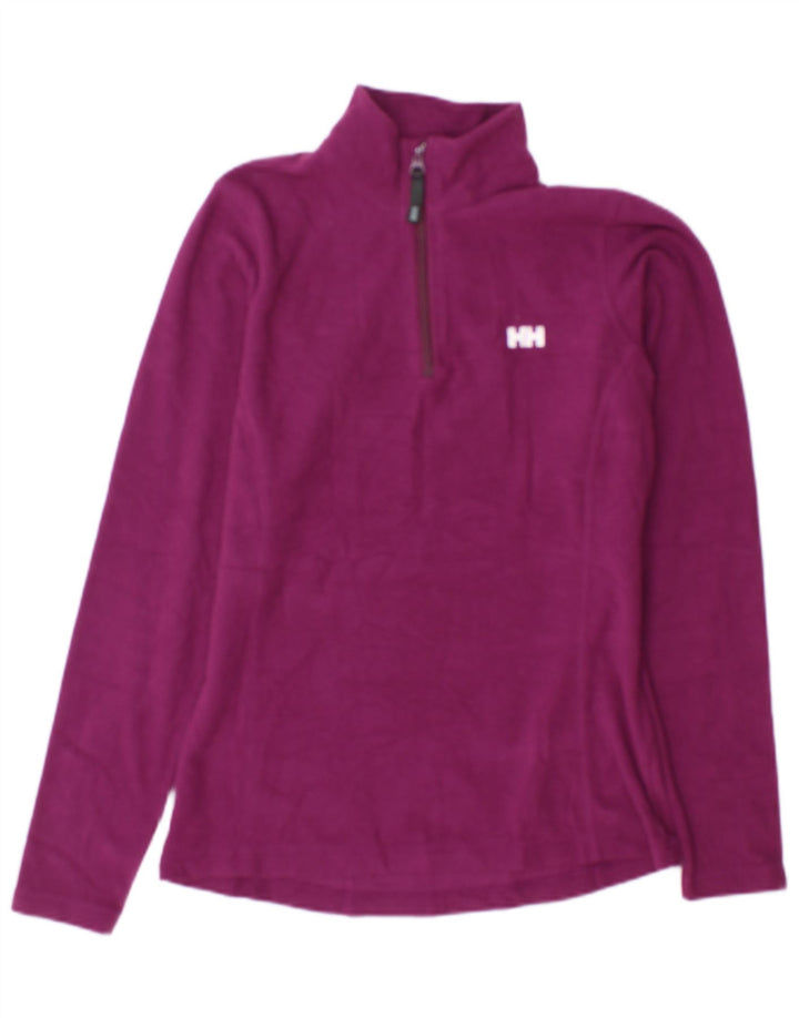 Helly Hansen Damen-Fleecepullover mit Reißverschluss am Hals, UK 14, Mittelviolett, Polyester